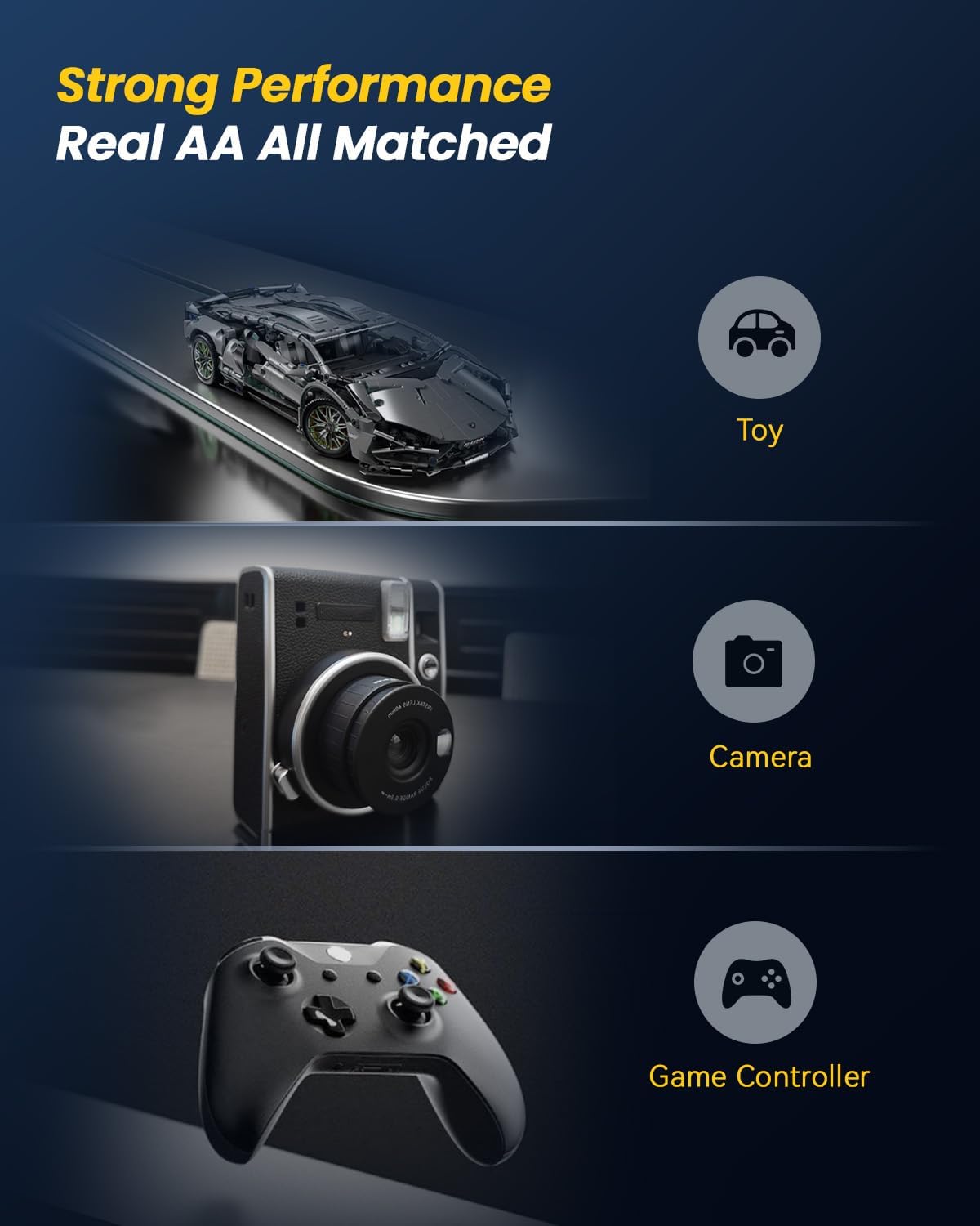 🏆Flash Sale⚡50K+ SOLD! Almost Gone-💥🎁🔋Charging Compartment - Rechargeable Aa/Aaa Lithium Battery