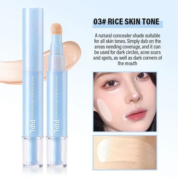 Dual Concealer Pen – Covers dark circles & spots, 24hr hydration