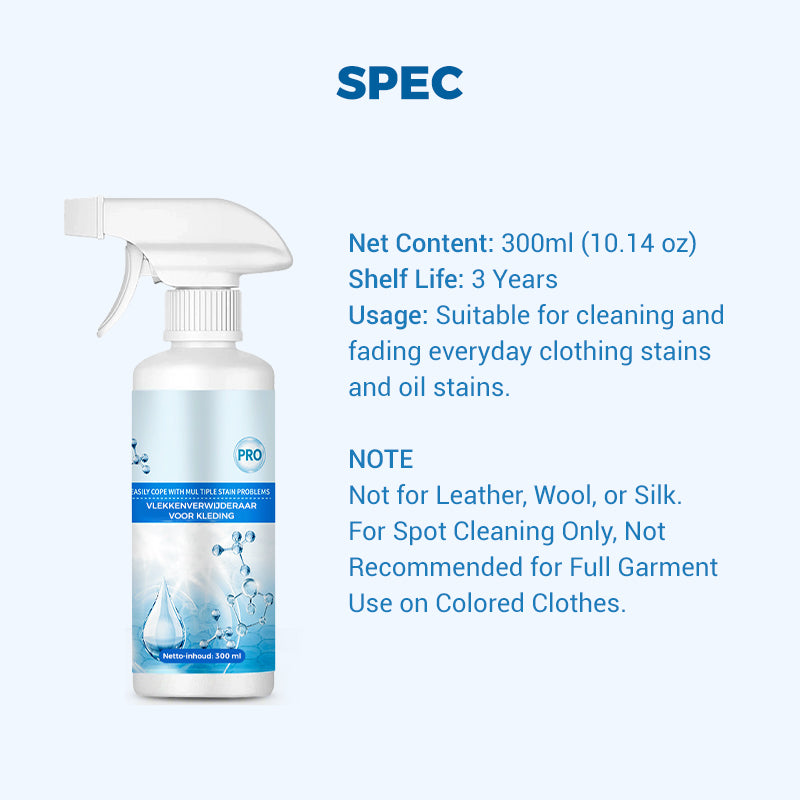 🎉All-in-One Powerful Stain Remover Clothes Dry-Clean Spray