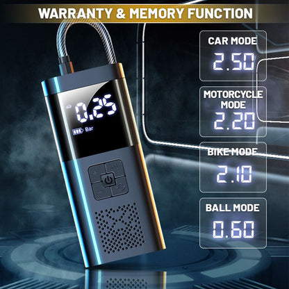 Wireless car inflatable pump