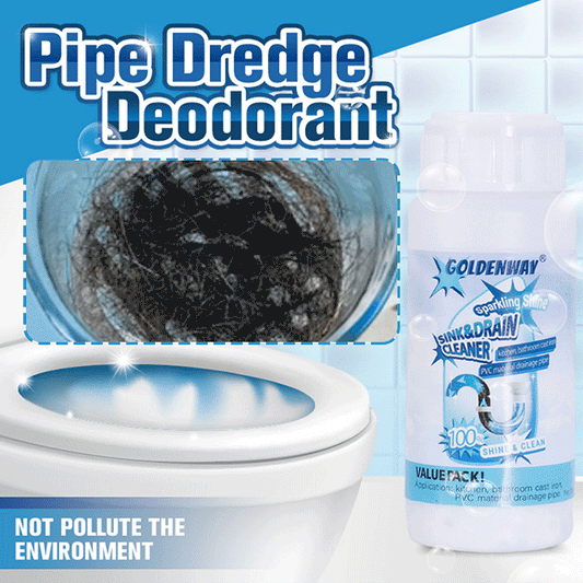 🚽 Pipe Dredge Deodorant - Eliminates Odors & Breaks Down Organic Matter in Drains, Prevents Clogs & Keeps Pipes Fresh 🌿✨