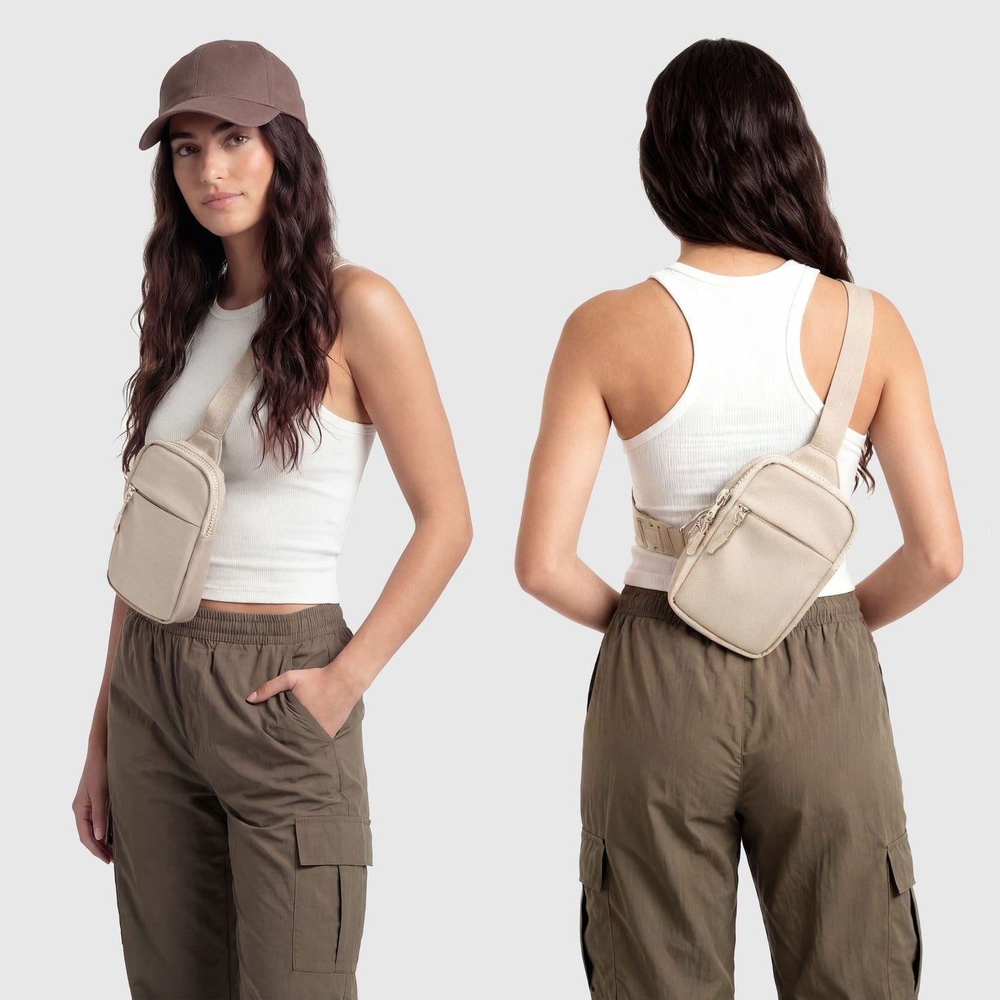🎒Upgraded Travel Sling Bag 2.0 – Anti-Theft & 500D Durability