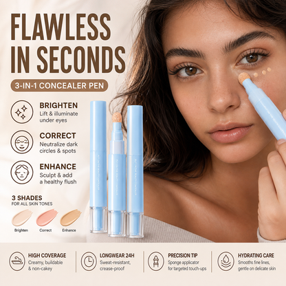 Multipurpose Concealer & Foundation – Flawless Coverage, 24H Long-Lasting & Hydrating