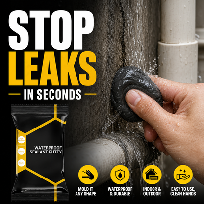 Waterproof Sealant Putty – Easy-to-Mold Filler for Pipe Openings & Wall Gaps