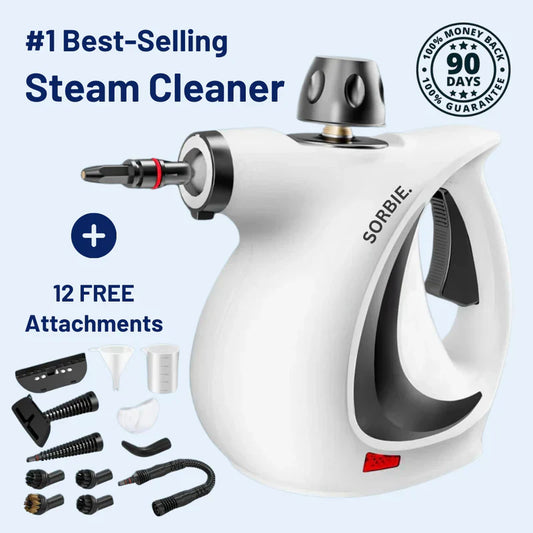 💦Pressurized Handheld Multi-Surface Natural Steam Cleaner with 12 pcs Accessories