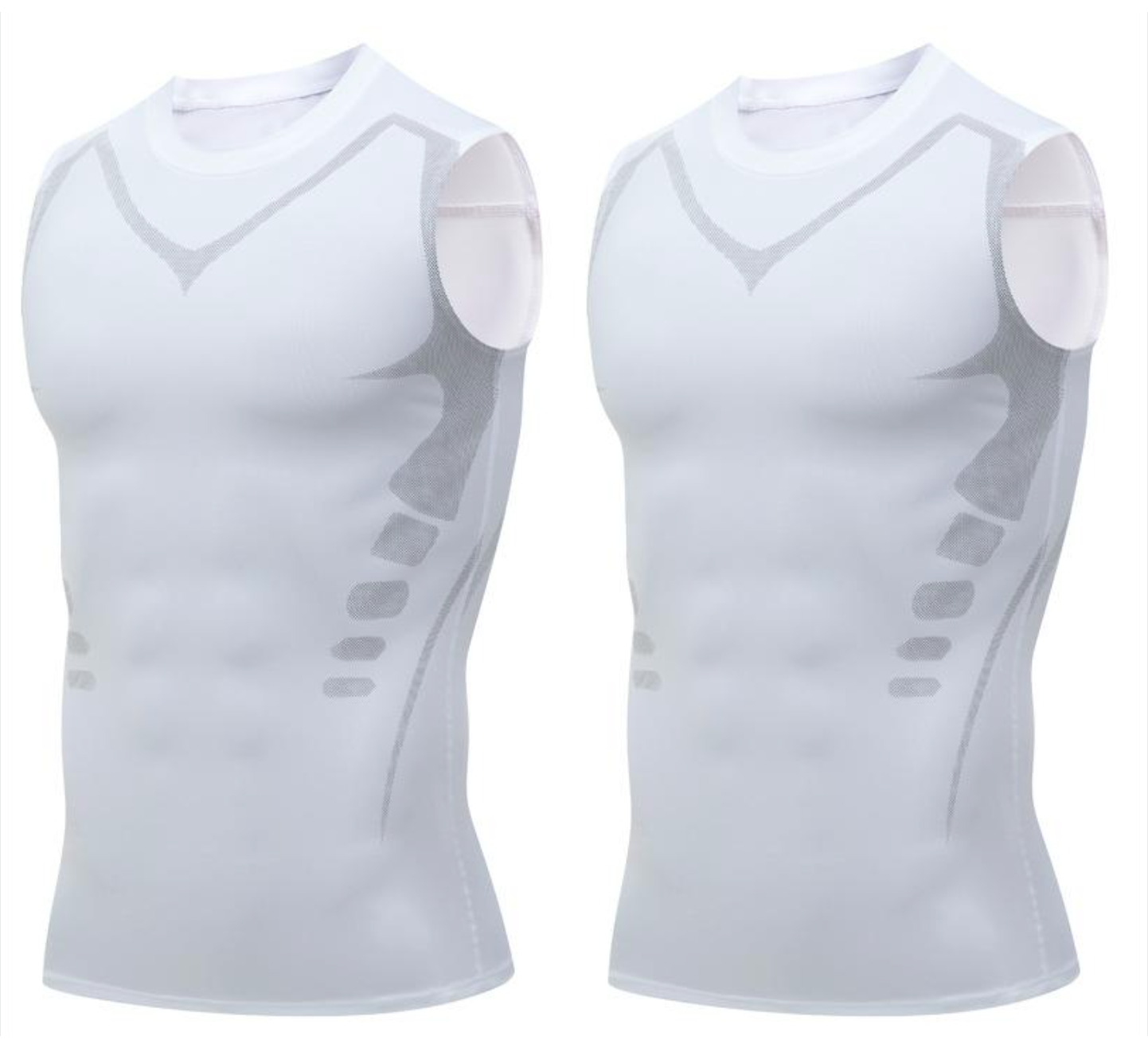 💎 50% OFF! Ionic Shaping Vest – Cooling compression, smooths belly & love handles. Invisible under shirts. Feel confident again! 💪✨