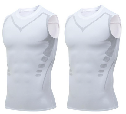 💎 50% OFF! Ionic Shaping Vest – Cooling compression, smooths belly & love handles. Invisible under shirts. Feel confident again! 💪✨