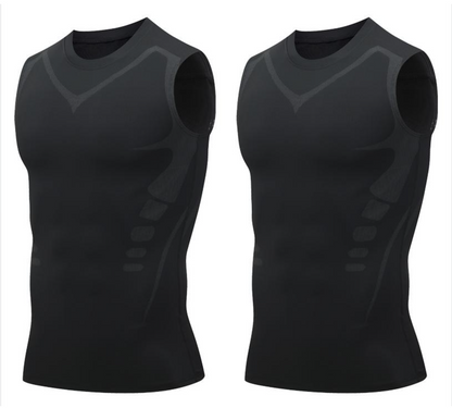💎 50% OFF! Ionic Shaping Vest – Cooling compression, smooths belly & love handles. Invisible under shirts. Feel confident again! 💪✨