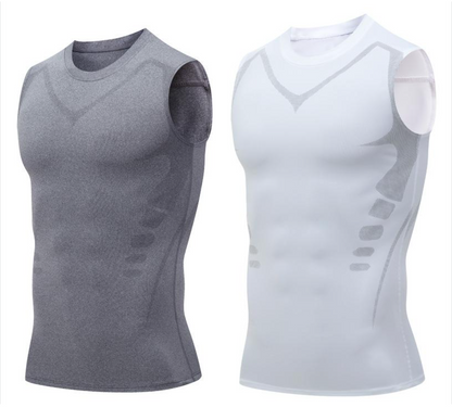 💎 50% OFF! Ionic Shaping Vest – Cooling compression, smooths belly & love handles. Invisible under shirts. Feel confident again! 💪✨
