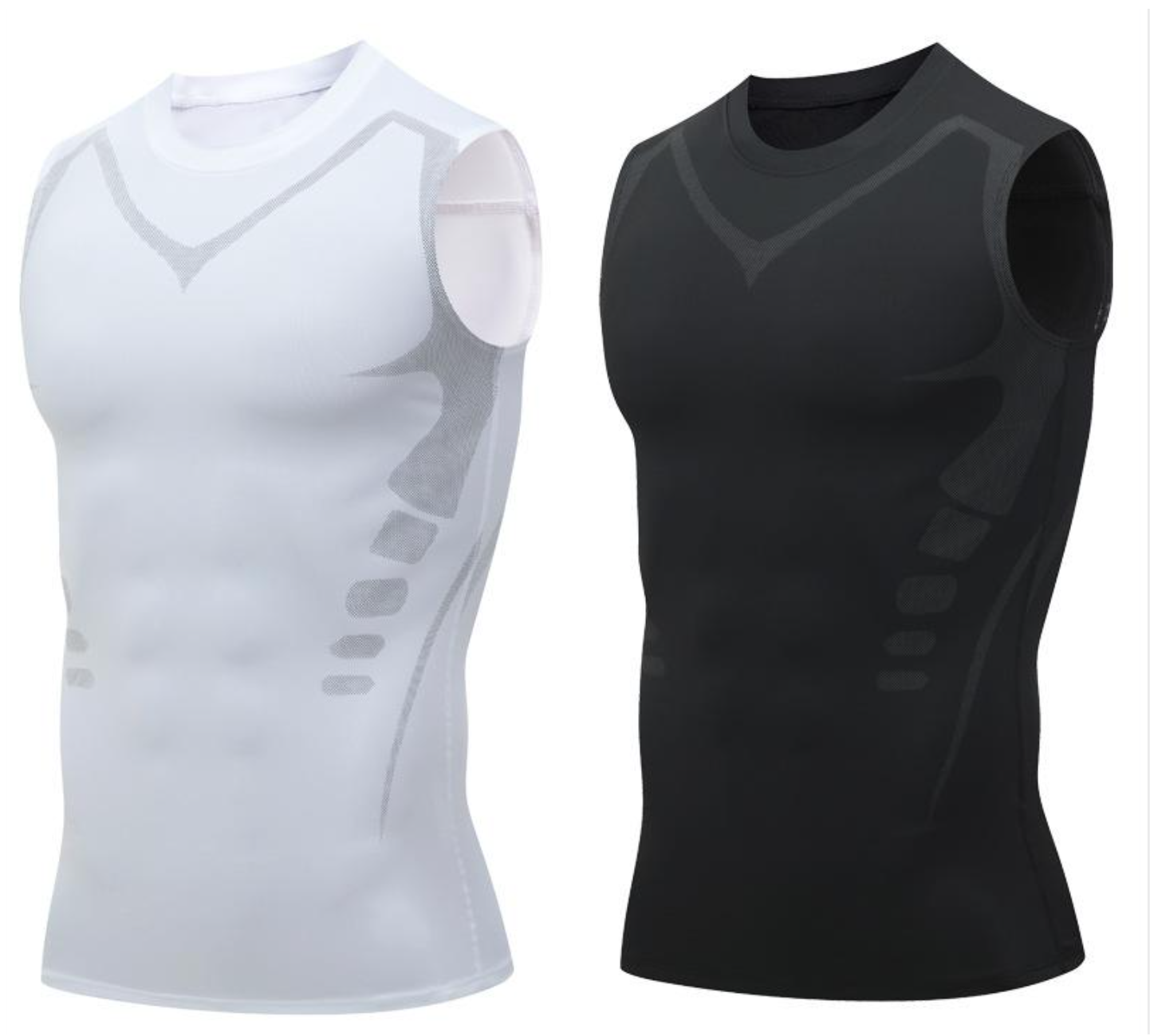 💎 50% OFF! Ionic Shaping Vest – Cooling compression, smooths belly & love handles. Invisible under shirts. Feel confident again! 💪✨