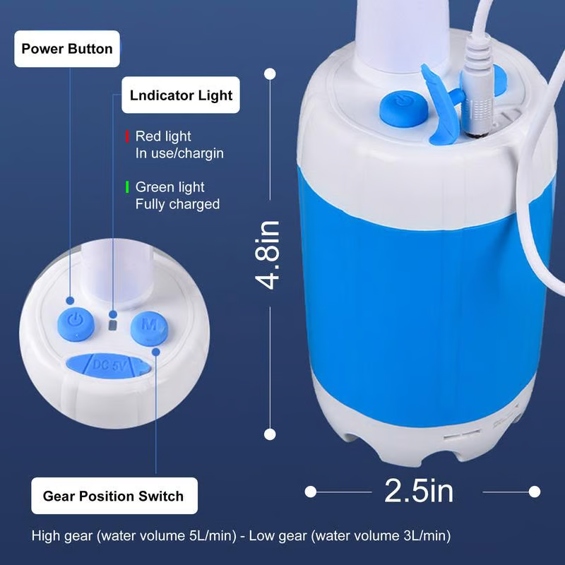🔥Camping Essentials - While Stocks Last💦Portable Shower for Camping with Water Pump