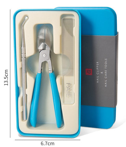 Anti-Splash 25° Slant Edge Nail Clipper 3-Piece Set – Precise Cut, Comfortable Grip & Safe Splash Guard