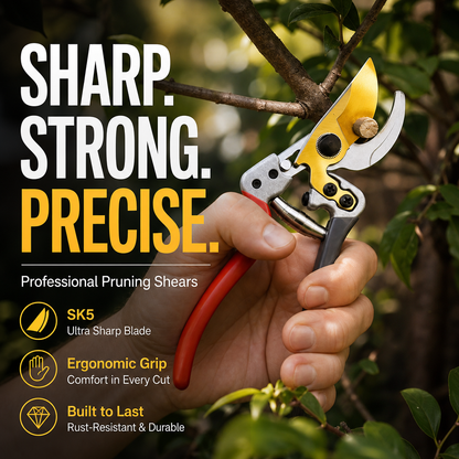 Versatile SK5 Sharp Durable Heavy-Duty Pruning Shears