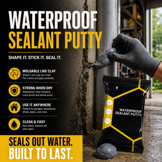 Waterproof Sealant Putty – Easy-to-Mold Filler for Pipe Openings & Wall Gaps