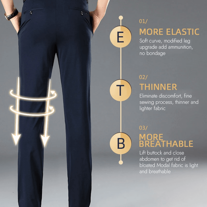 👑Fliwos® Men's  Stretch Iron-free Dress Pants