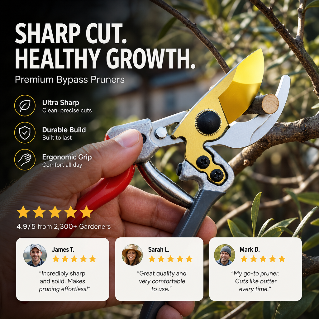 Versatile SK5 Sharp Durable Heavy-Duty Pruning Shears