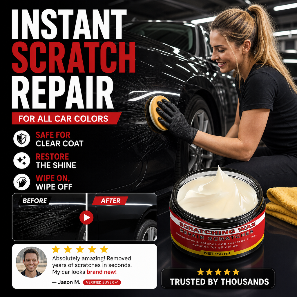 💥Shocking!🚗 Inside secrets of auto repair shops exposed-Ultimate Car Scratch Remover Wax