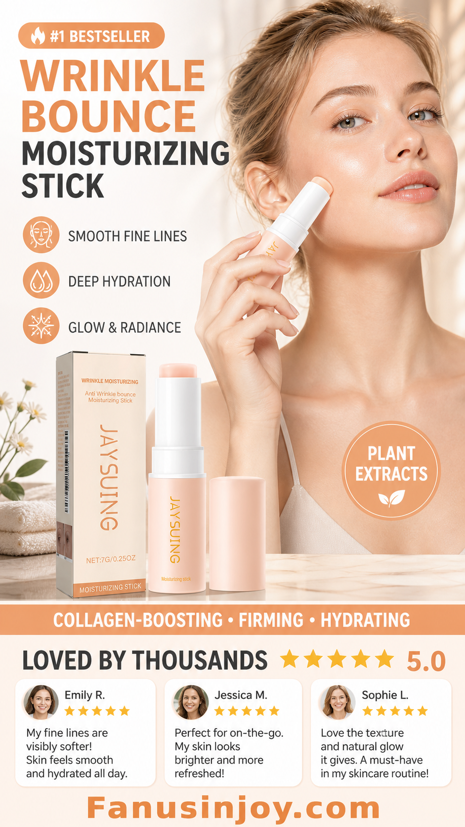 ✨️50% OFF!！👱‍♀️Get celebrity-like skin back！💦Pink Collagen Volume Multi Balm