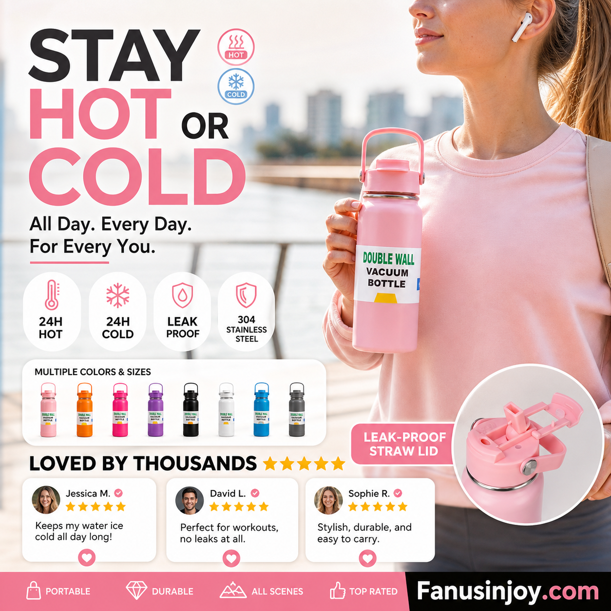 💥Limited Time 50% Off! ❄️Portable heat preservation you can hold! 🔥Premium Stainless Steel Insulated Tumbler