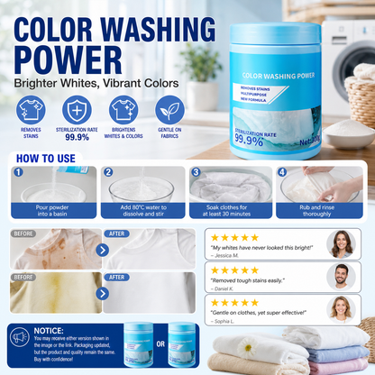 Activated Oxygen Clothing Brightening Cleaning Powder