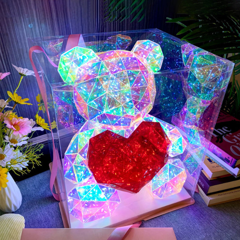💕Valentine's Day Special - 50% OFF🎁 Colorful Glowing Bear
