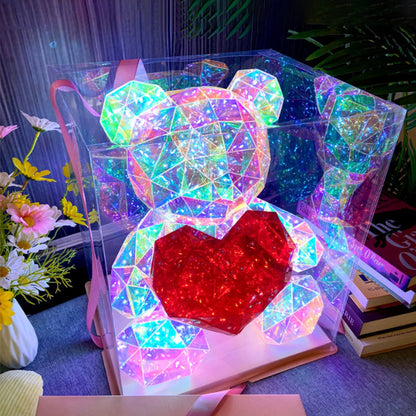 💕Valentine's Day Special - 50% OFF🎁 Colorful Glowing Bear