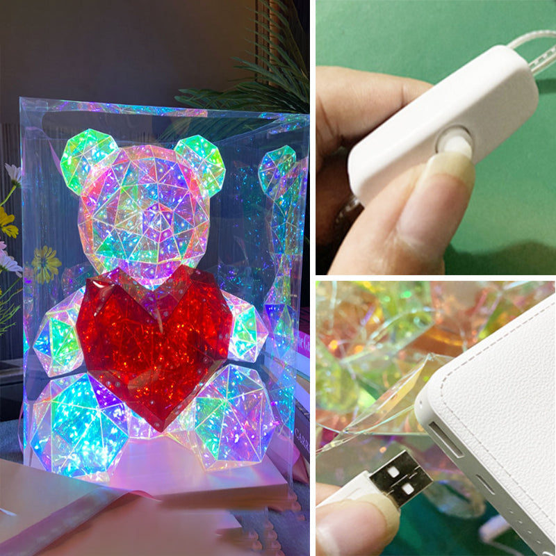 💕Valentine's Day Special - 50% OFF🎁 Colorful Glowing Bear