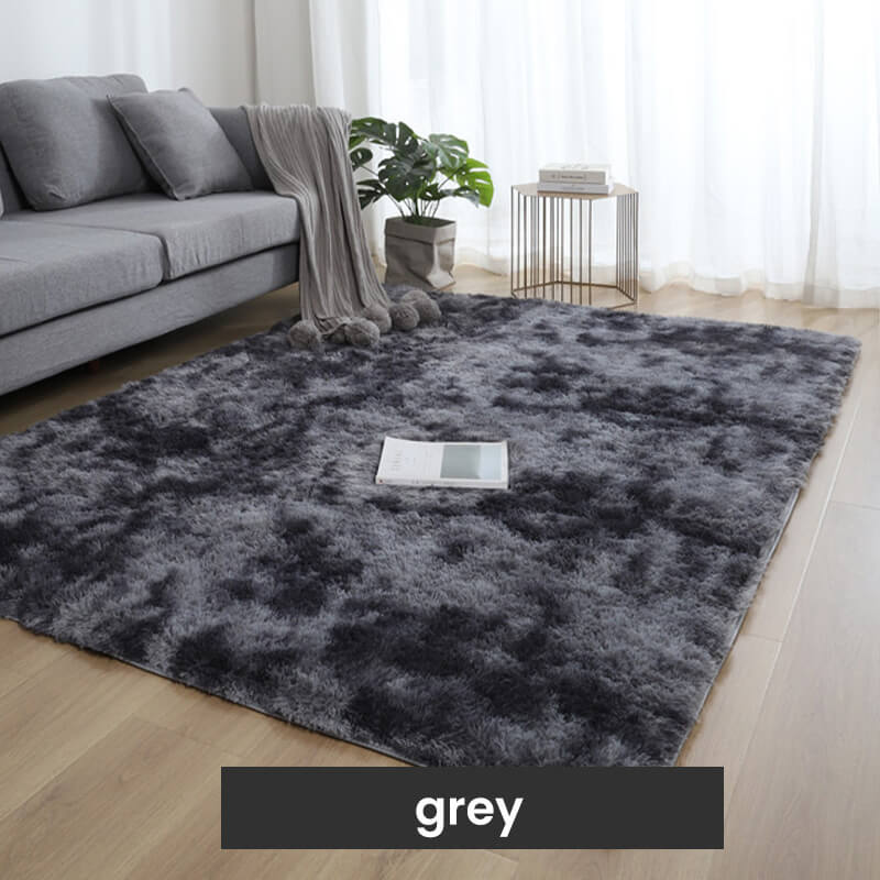 🛋️Gradient Color Plush Floor Mat