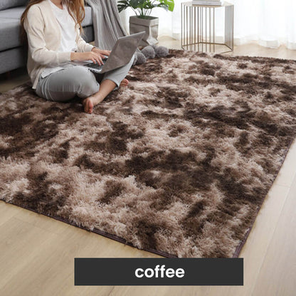 🛋️Gradient Color Plush Floor Mat