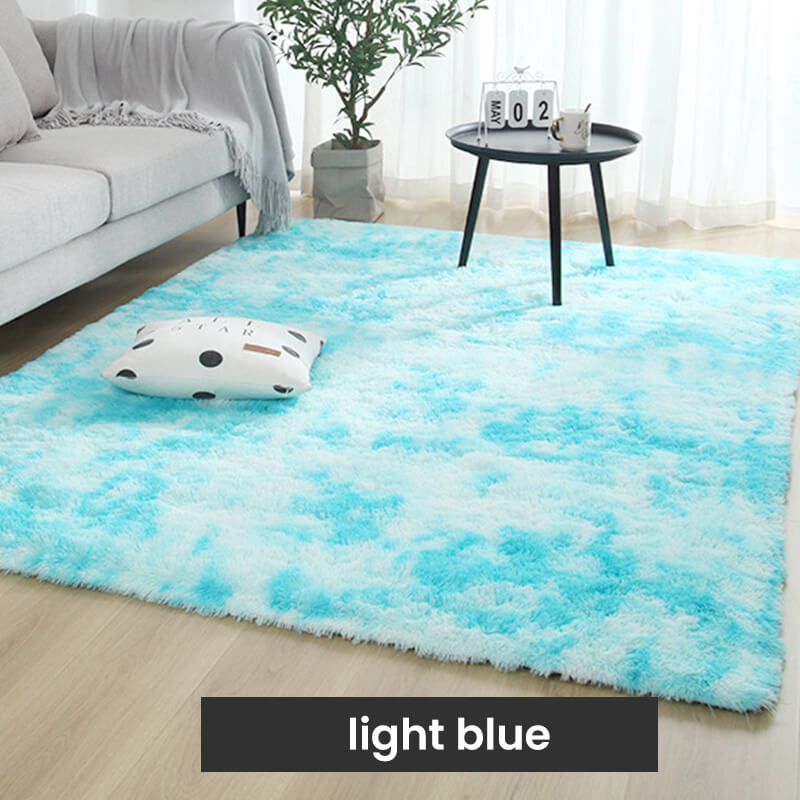 🛋️Gradient Color Plush Floor Mat