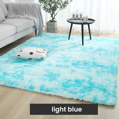 🛋️Gradient Color Plush Floor Mat