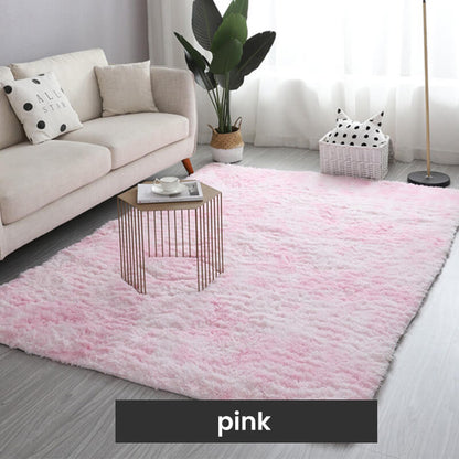 🛋️Gradient Color Plush Floor Mat