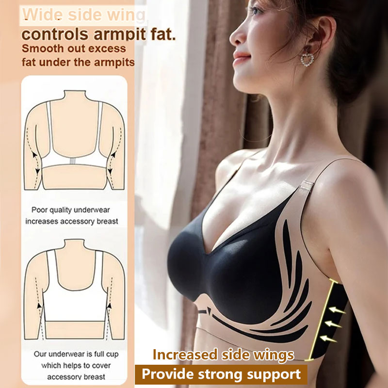 👙 50% OFF NOW! ✨ Lifting Anti-Sagging Wire-Free Push-up Bra - Invisible Support & Comfort for a Confident Silhouette 🌸✨