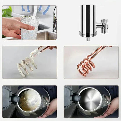 🔥HOT SALE 50% OFF🔥 Installation-free Stainless Steel Household Faucet Water Purifier