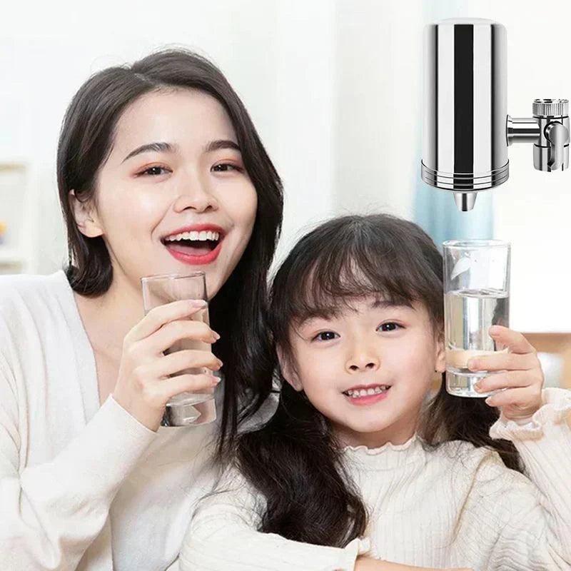 🔥HOT SALE 50% OFF🔥 Installation-free Stainless Steel Household Faucet Water Purifier