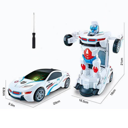 Universal Deformation Electric Police Toy Car