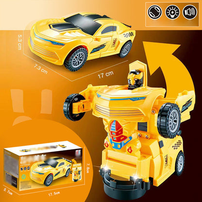 Universal Deformation Electric Police Toy Car