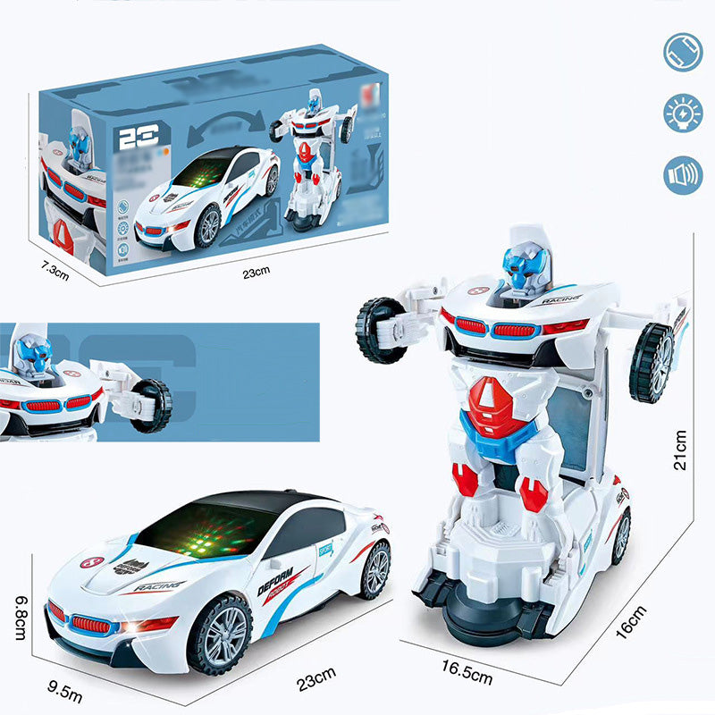 Universal Deformation Electric Police Toy Car