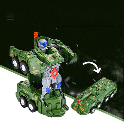Universal Deformation Electric Police Toy Car