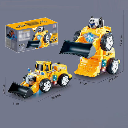 Universal Deformation Electric Police Toy Car