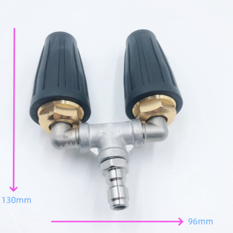 🚿 Stainless Steel Turbo Nozzle 🌟 – Perfect for terraces, cars, and facades