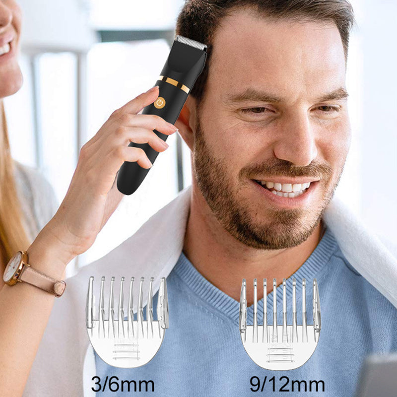 Men's 3-In-1 Multi-Function Hair Trimmer, USB Rechargeable, Water Washable, Ideal Gift for Father and Boyfriend, Multifunctional Hair Trimmer, Hair Removal Trimmer