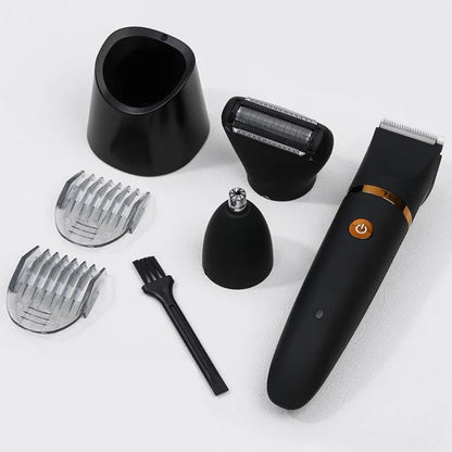 Men's 3-In-1 Multi-Function Hair Trimmer, USB Rechargeable, Water Washable, Ideal Gift for Father and Boyfriend, Multifunctional Hair Trimmer, Hair Removal Trimmer