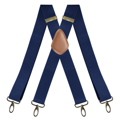 Men's X-Back Suspenders with Hook Clips