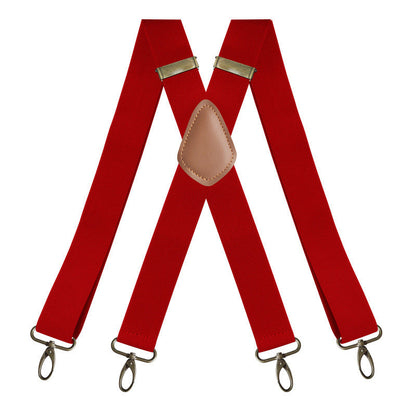 Men's X-Back Suspenders with Hook Clips