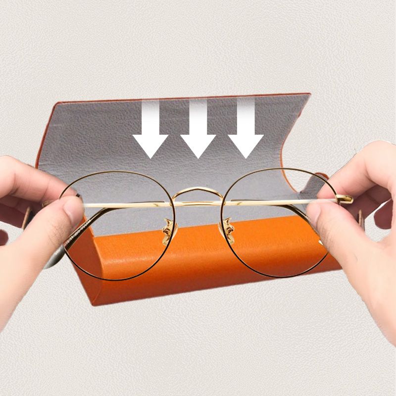 🔥Hot Sale🔥Minimalist Hard Leather Glasses Case