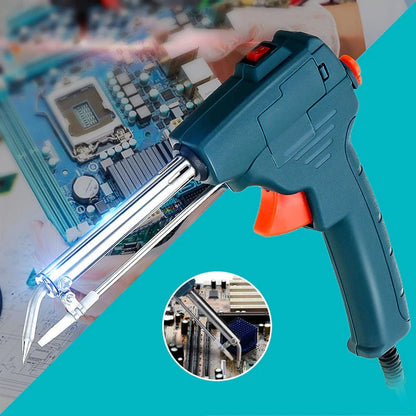 🔥Soldering Iron Kit Corded Solder Iron Internal Heat Electric Welding Tool with Welding Wire for Circuit Board Computer Electronic Repair