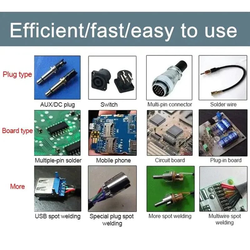 🔥Soldering Iron Kit Corded Solder Iron Internal Heat Electric Welding Tool with Welding Wire for Circuit Board Computer Electronic Repair