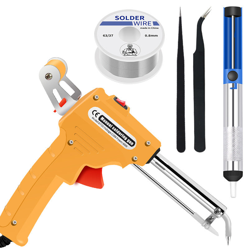 🔥Soldering Iron Kit Corded Solder Iron Internal Heat Electric Welding Tool with Welding Wire for Circuit Board Computer Electronic Repair
