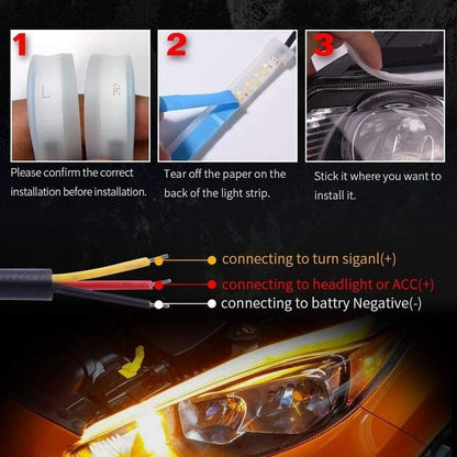 🔥LED Flow Type Auto Signal Light